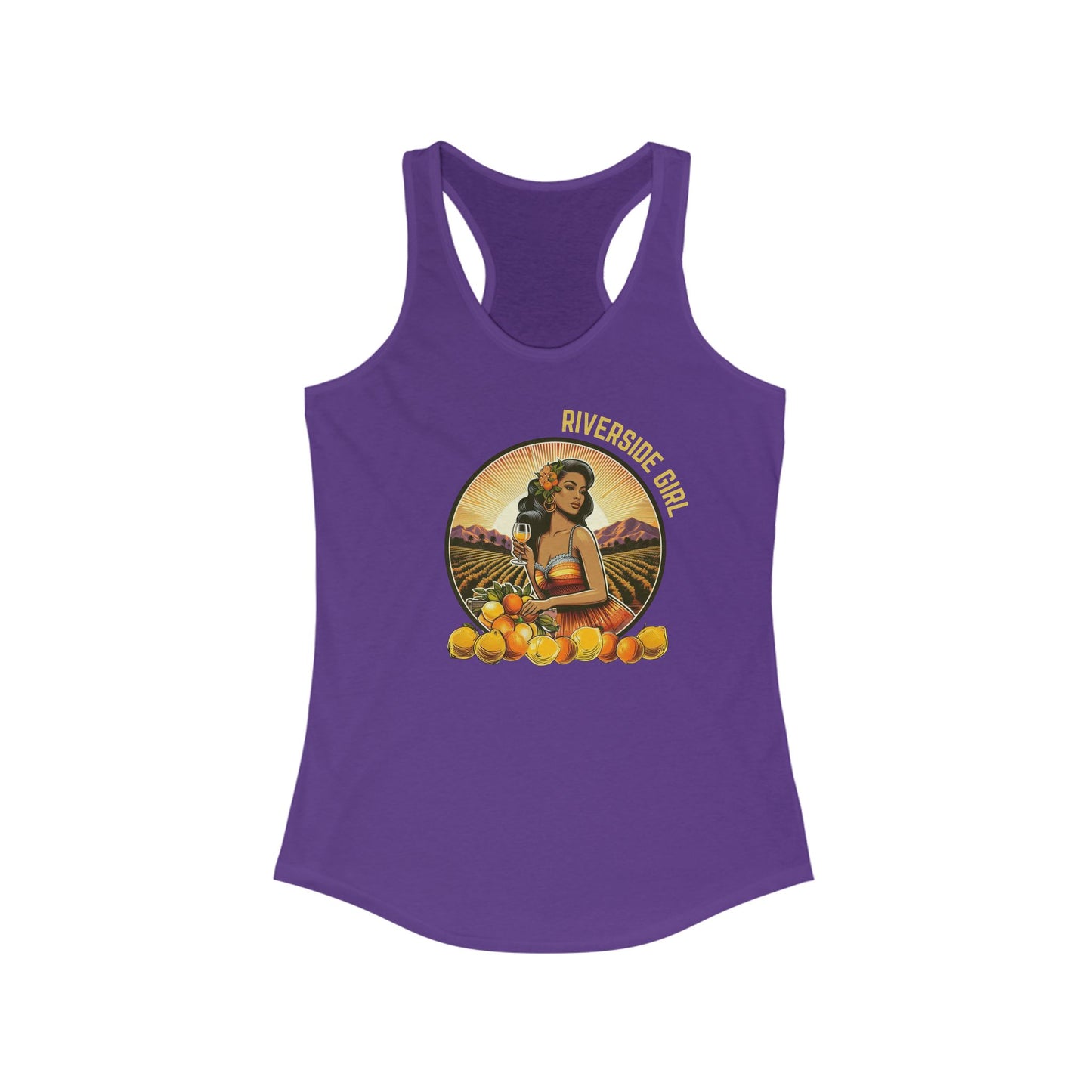 RIVERSIDE GIRL - Tank Top- Retro Brunette