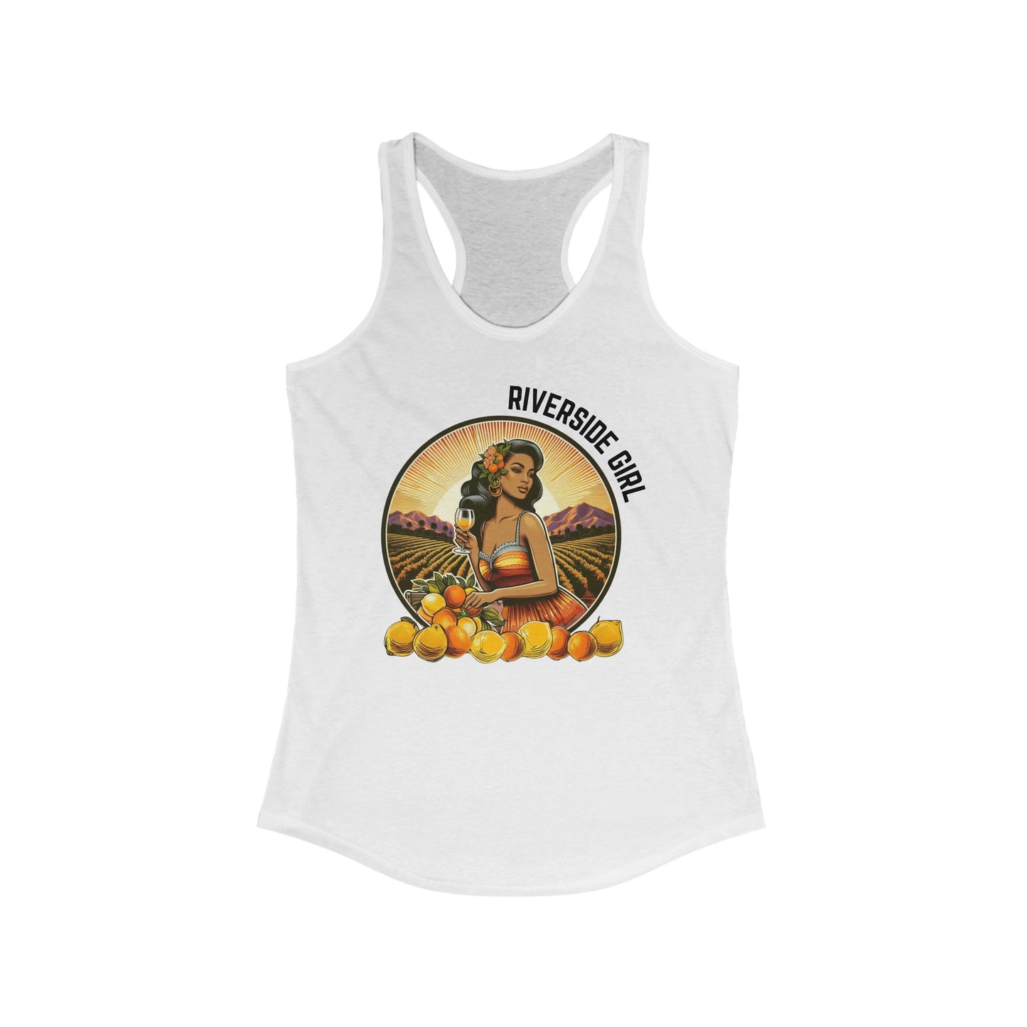 RIVERSIDE GIRL - Tank Top- Retro Brunette