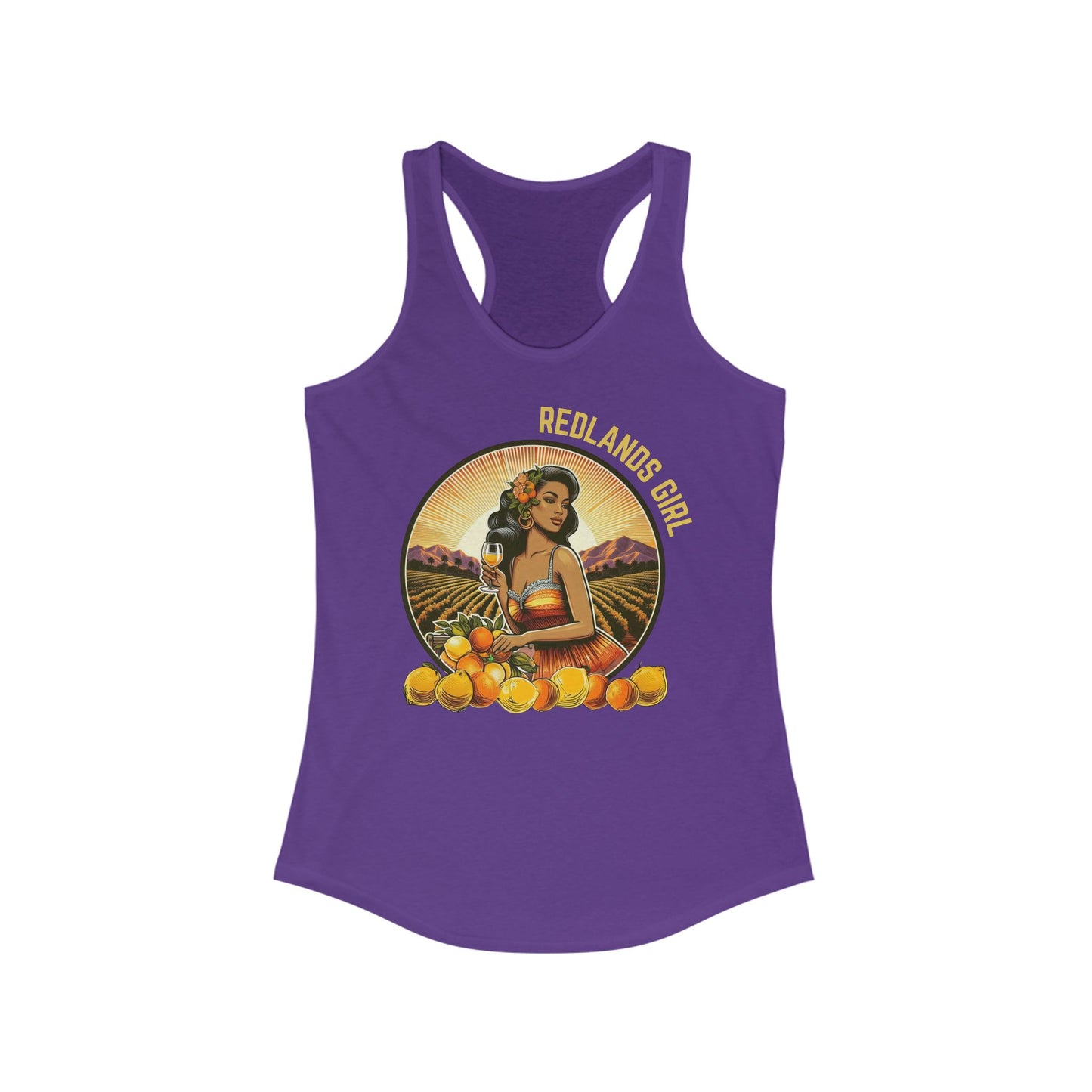 REDLANDS GIRL - Tank Top - Retro Brunette