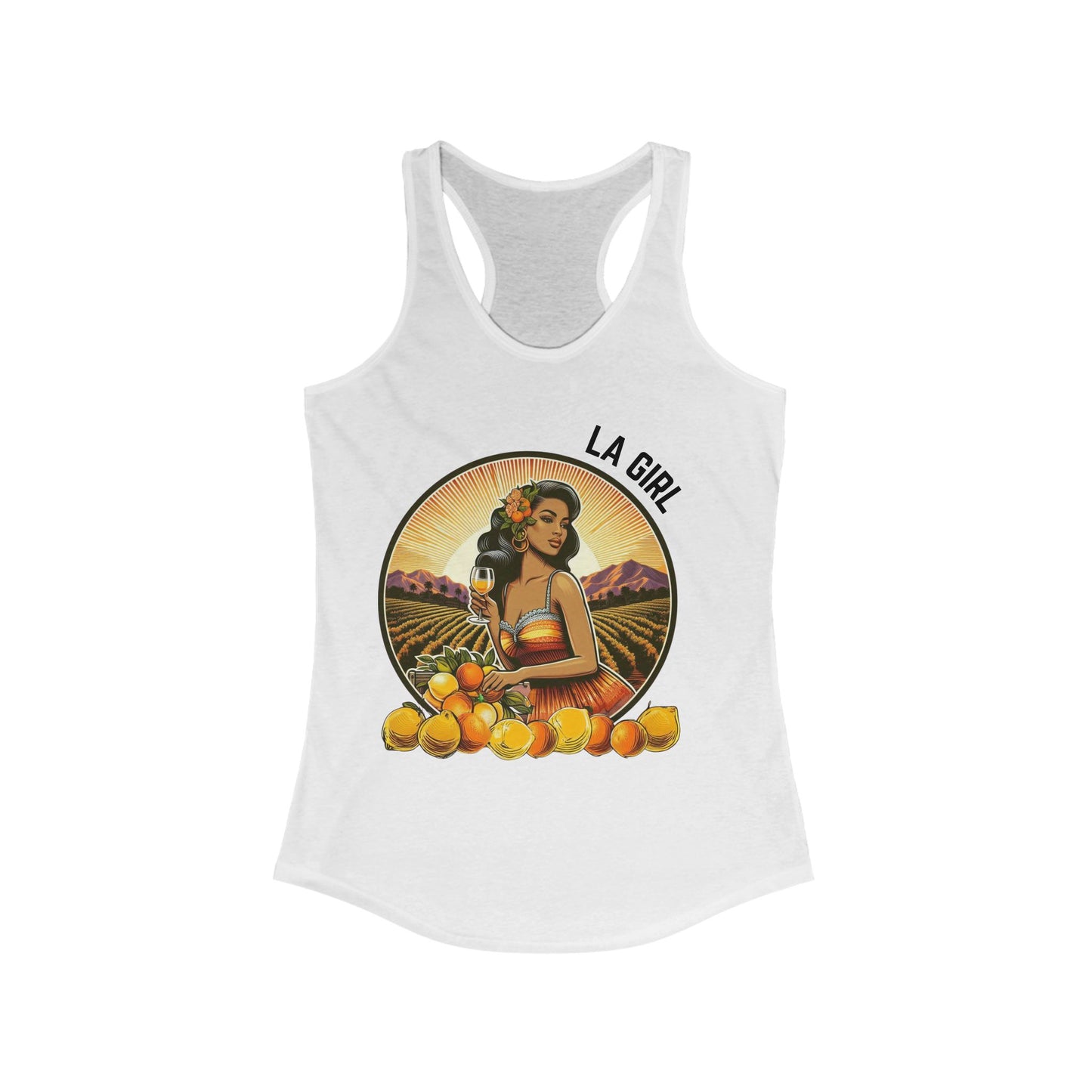 LA GIRL - Tank Top - Retro Brunette