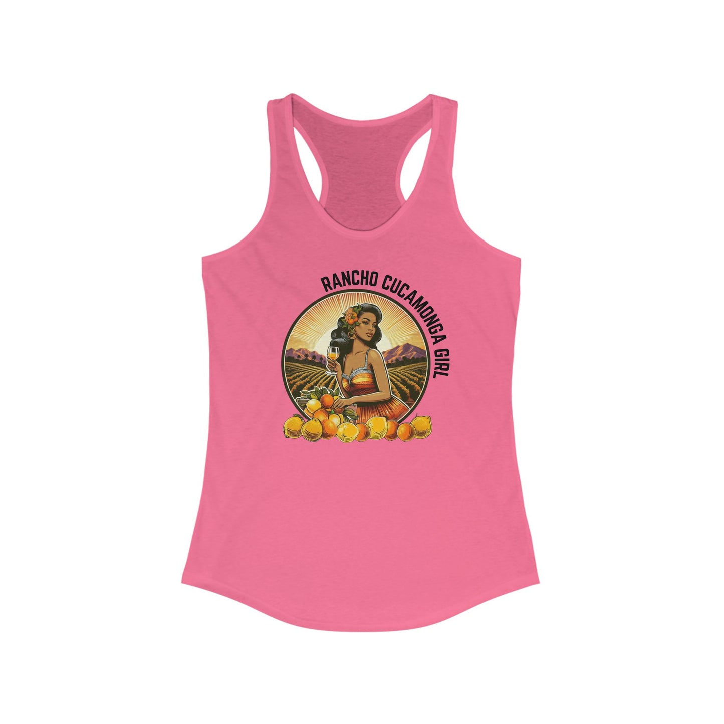 RANCHO CUCAMONGA GIRL - Tank Top - Retro Brunette