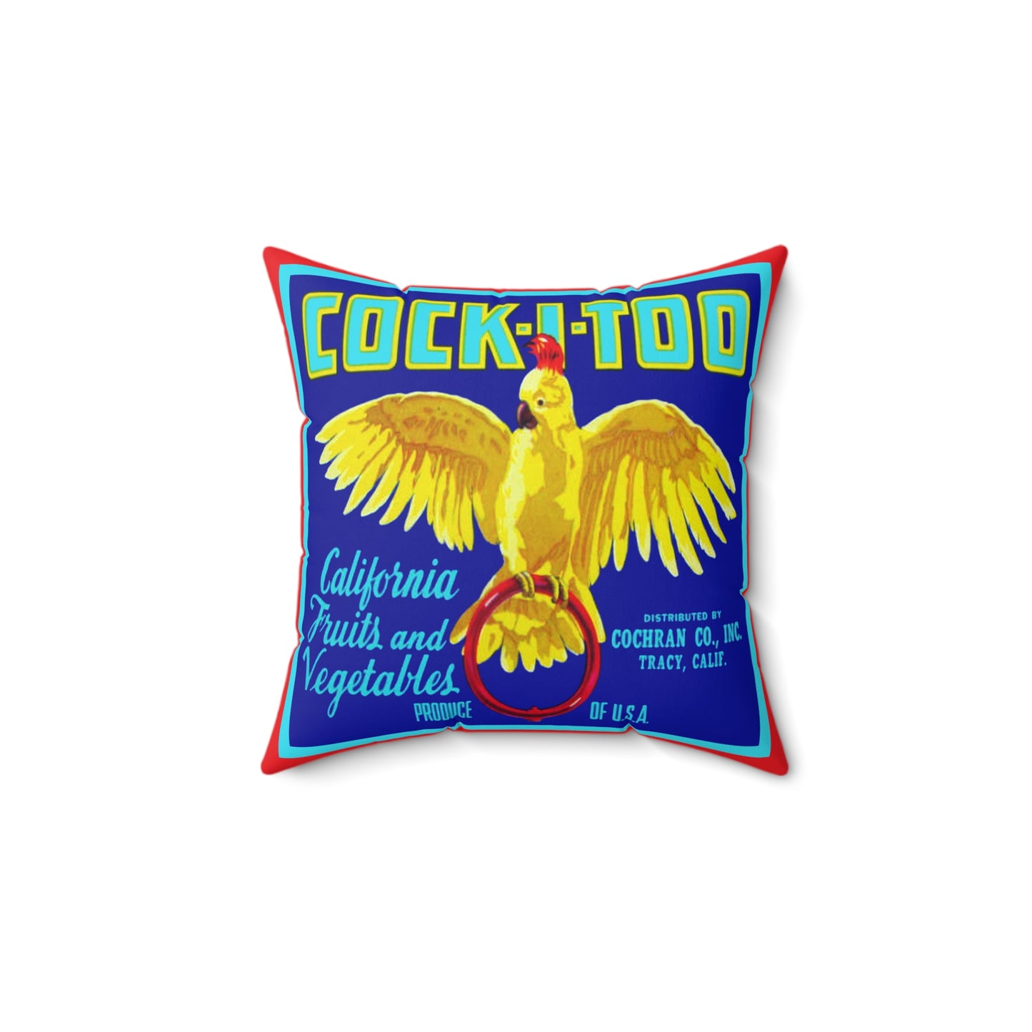 COCK-I-TOO Square Pillow