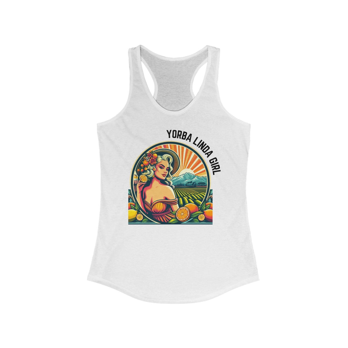 YORBA LINDA GIRL - Tank Top - Citrus Queen