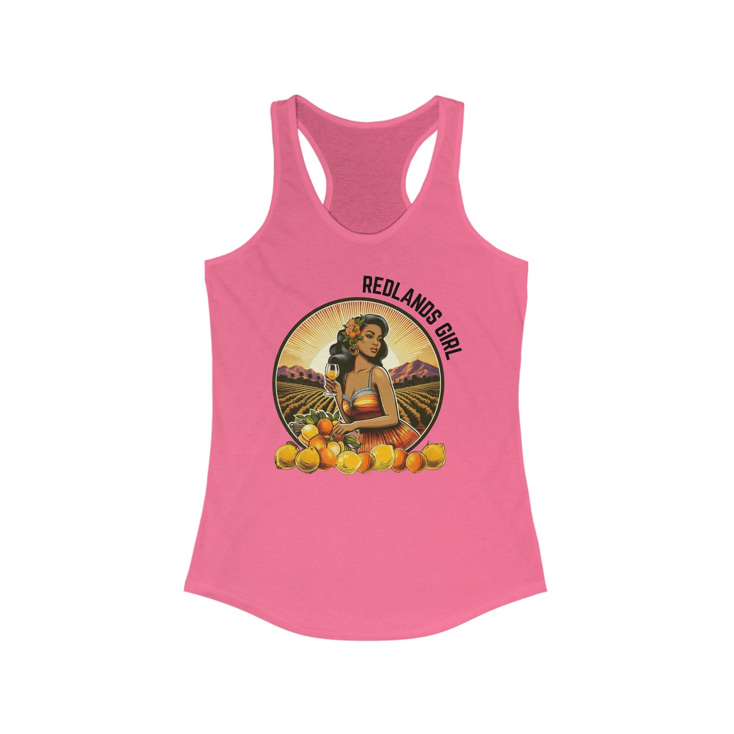 REDLANDS GIRL - Tank Top - Retro Brunette