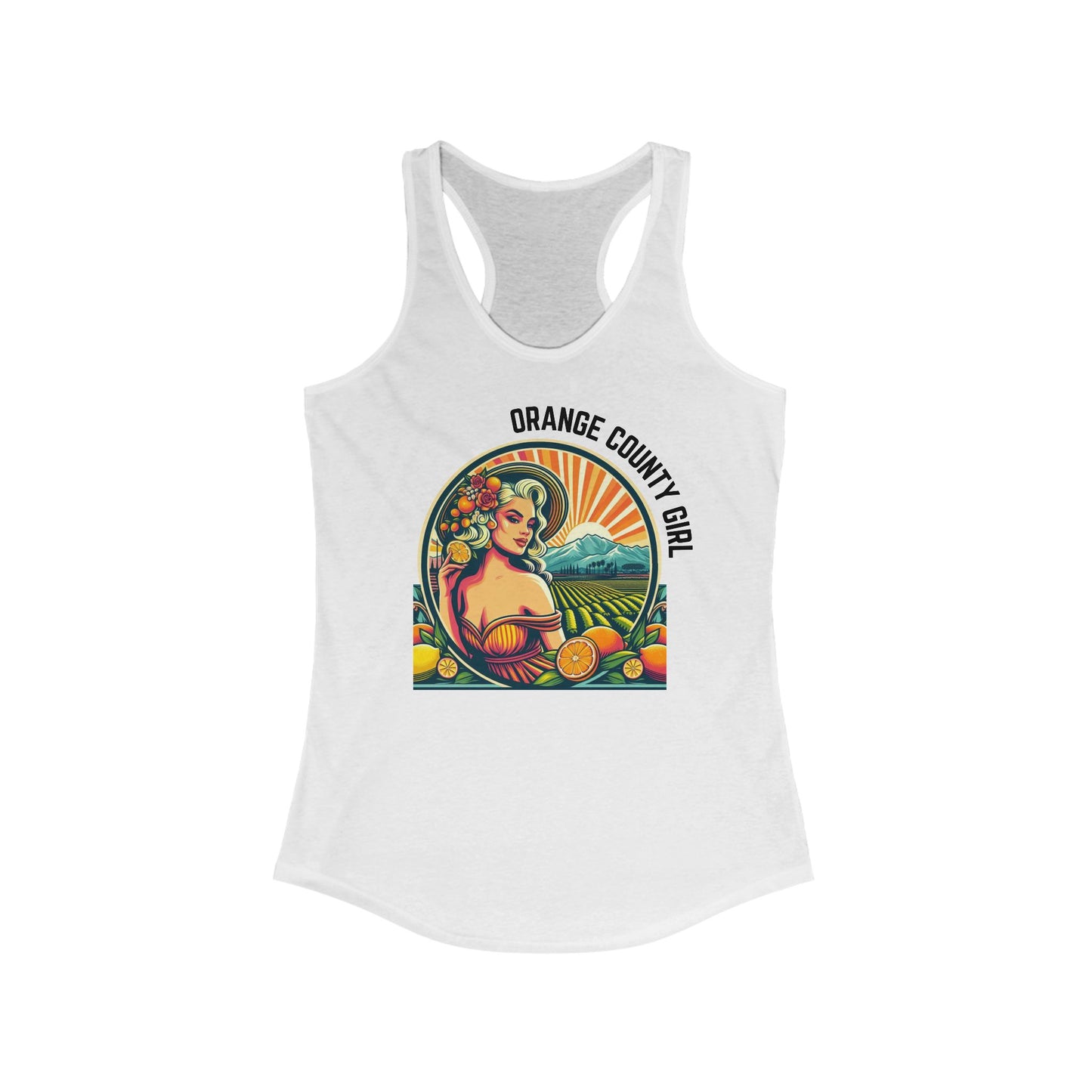 ORANGE COUNTY GIRL- Tank Top - Citrus Queen