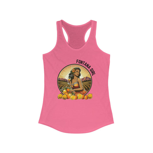 FONTANA GIRL- Tank Top - Retro Brunette