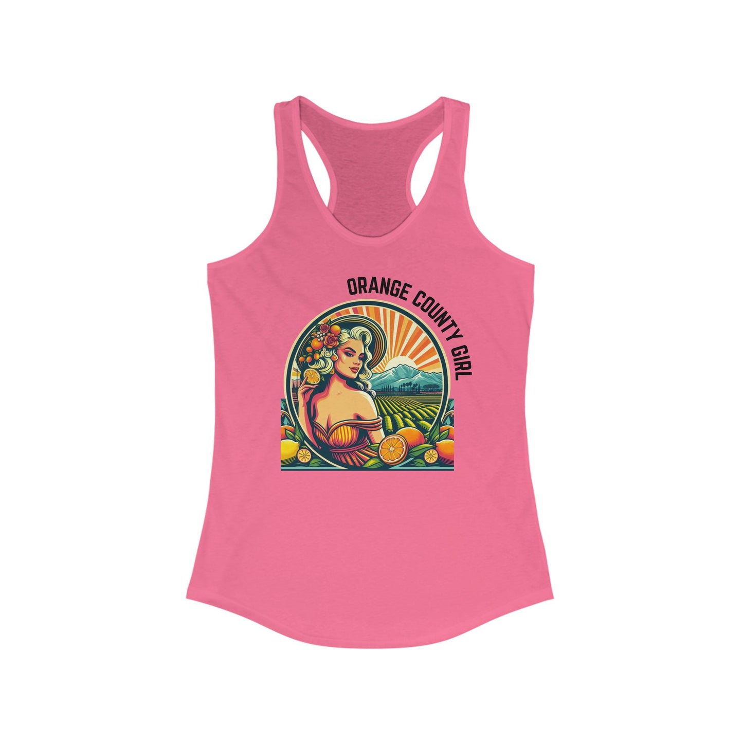 ORANGE COUNTY GIRL- Tank Top - Citrus Queen