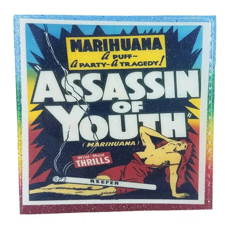 Reefer Madness - Marihuana - Assassin of Youth - Vintage Art -Handmade Coaster