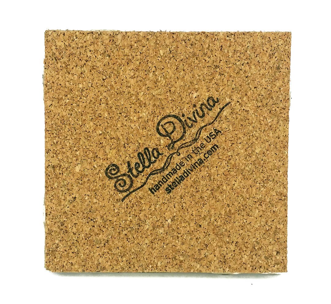 Baja Boy - Young and Tender Vegetables - Vintage Farm Label - Handmade Coaster