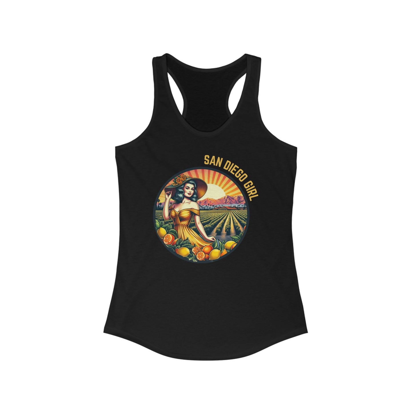 SAN DIEGO GIRL- Tank Top- Modern Beauty