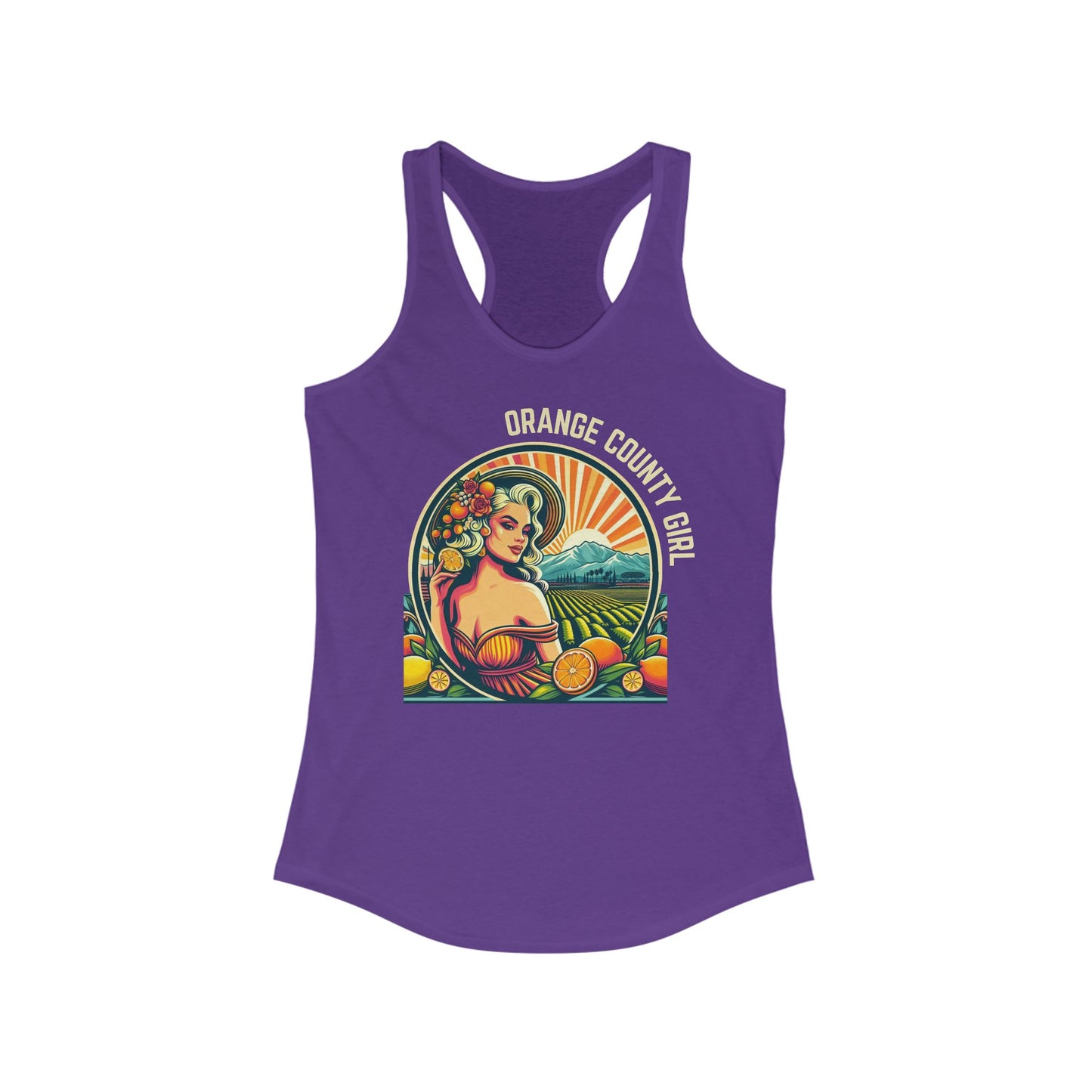 ORANGE COUNTY GIRL- Tank Top - Citrus Queen