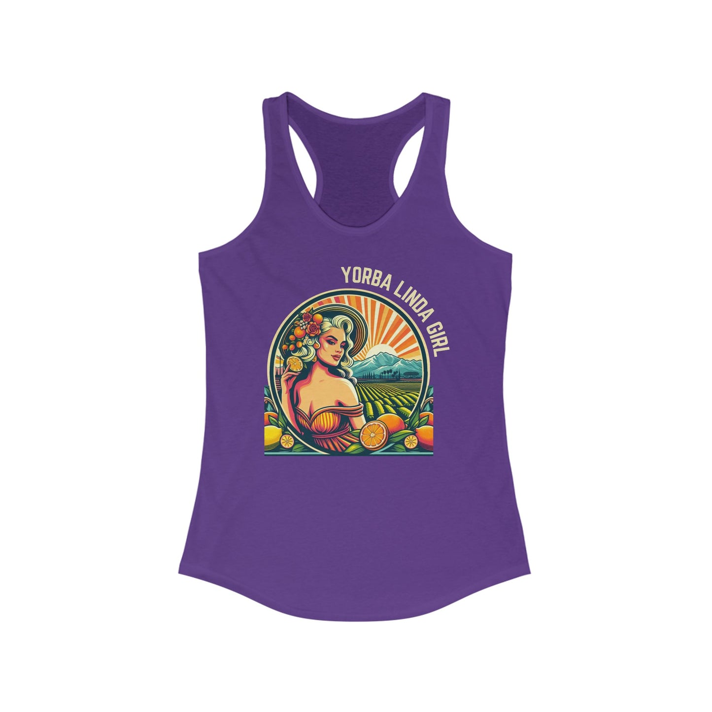YORBA LINDA GIRL - Tank Top - Citrus Queen