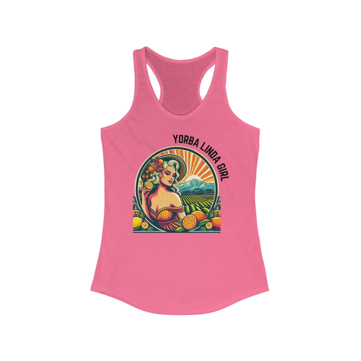 YORBA LINDA GIRL - Tank Top - Citrus Queen