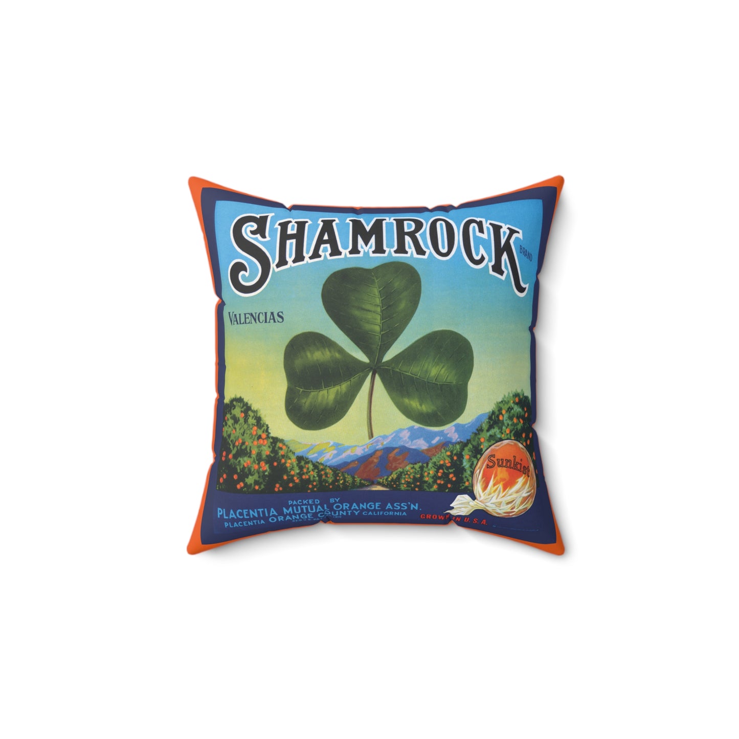 Shamrock Square Pillow