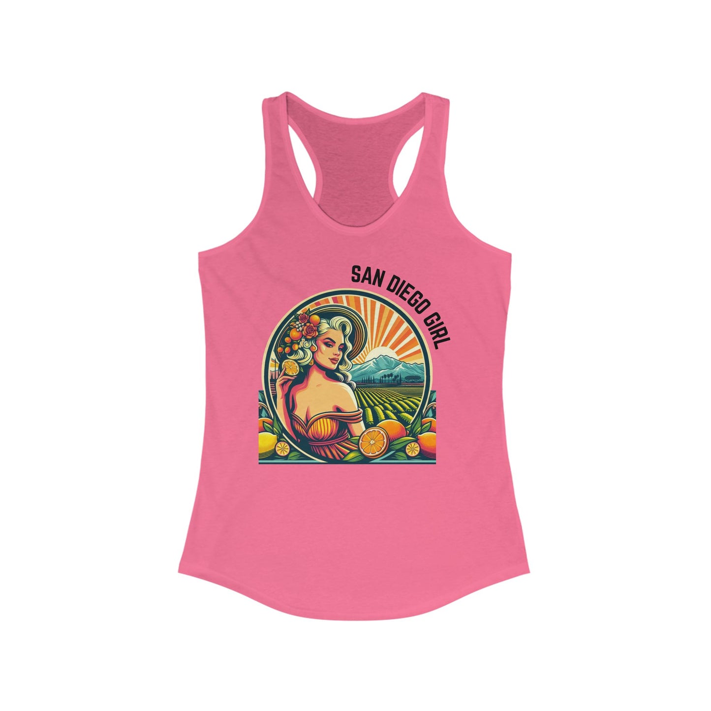 SAN DIEGO GIRL- Tank Top - Citrus Queen
