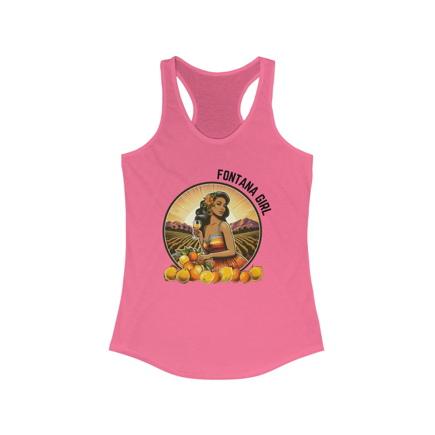 FONTANA GIRL- Tank Top - Retro Brunette