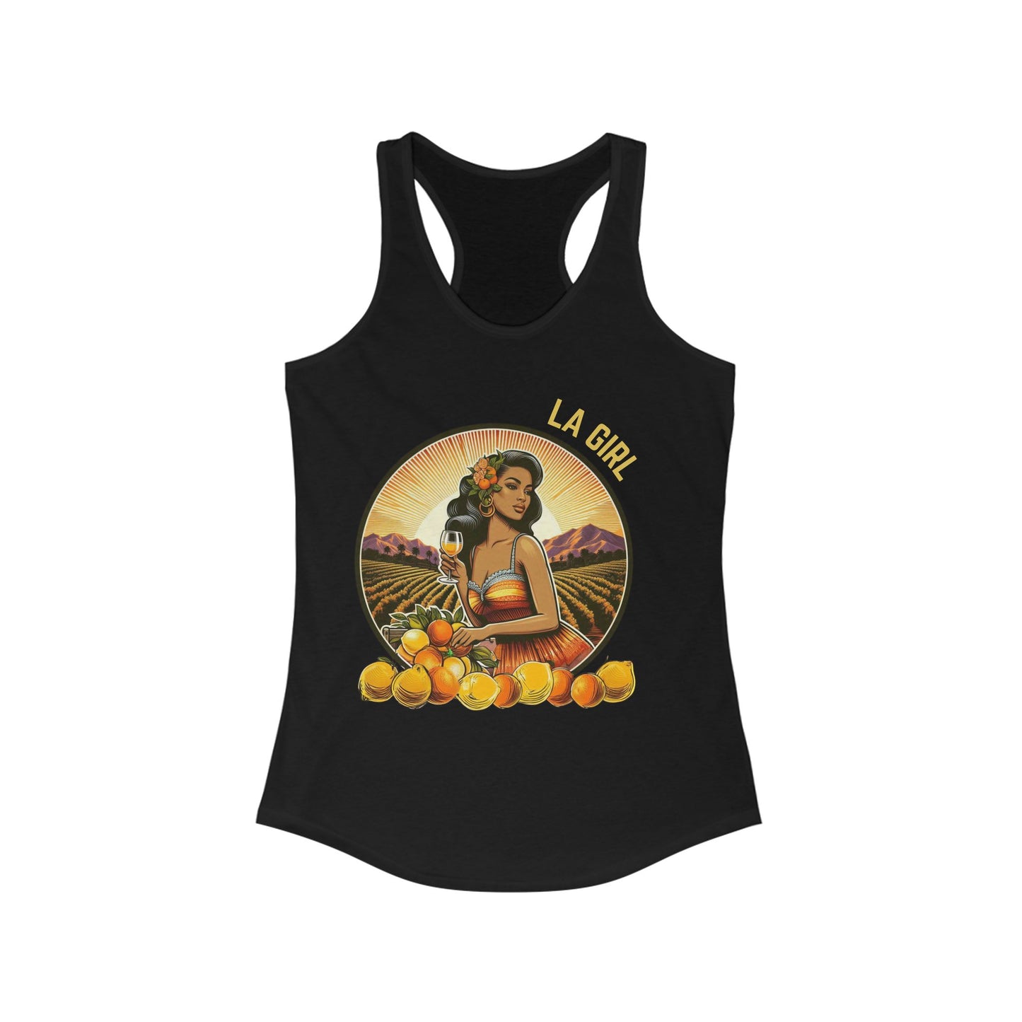 LA GIRL - Tank Top - Retro Brunette